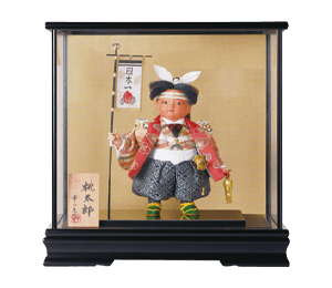 桃太郎,ケース入人形,TK006