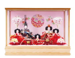 親王官女５人飾り,S899,ケース入り飾り