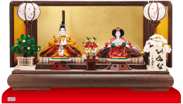 雛人形,親王飾り,1013C,焼桐平台飾り 京十番親王
