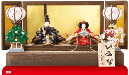 雛人形,親王飾り,1201,焼桐平台飾り 京十二番親王