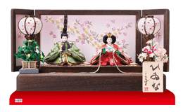 雛人形,親王飾り,1205,焼桐平台飾り 京十二番親王