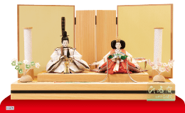 雛人形,親王飾り,1207,檜平台飾 京十二番親王