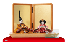 雛人形,親王飾り,1405,塗り桐平台飾り　京十三番親王