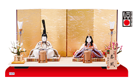 雛人形,木目込人形,2783,木目込人形 真多呂作 春風雛