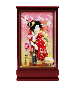 雛人形,羽子板,HG0805001,8号 紅桜